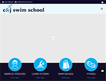 Tablet Screenshot of cjswimschool.com